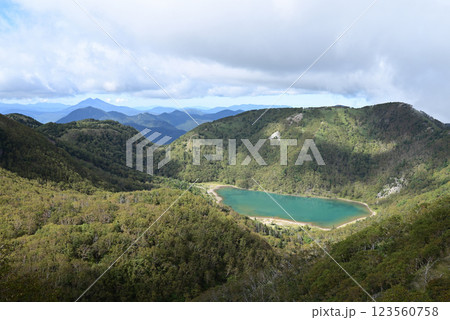 日光白根山登山、丸沼ルート、栃木県 日光白根山登山、丸沼ルート、栃木県 123560758