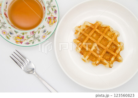 ワッフルと紅茶 123560823