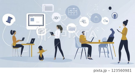 Adaptive Learning Models with Vector Illustrations for Innovative Education Adaptive Learning Models with Vector Illustrations for Innovative Education 123560981