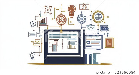 Adaptive Learning Models with Vector Illustrations for Data Analytics Adaptive Learning Models with Vector Illustrations for Data Analytics 123560984