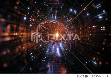 AI Enhanced Decision-Making with Abstract Brain and Digital Background AI Enhanced Decision-Making with Abstract Brain and Digital Background 123561081