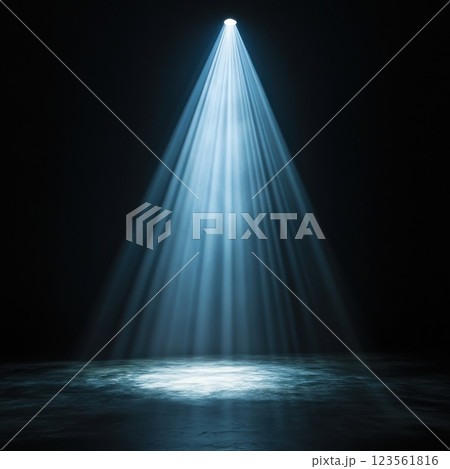 Soft Ethereal Light Rays Gently Cascading Downward in Darkness Soft Ethereal Light Rays Gently Cascading Downward in Darkness 123561816