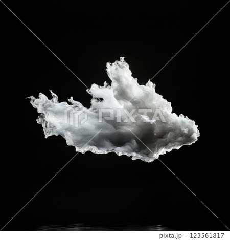 Delicate and Ethereal Cloud Formation Floating in the Air 123561817