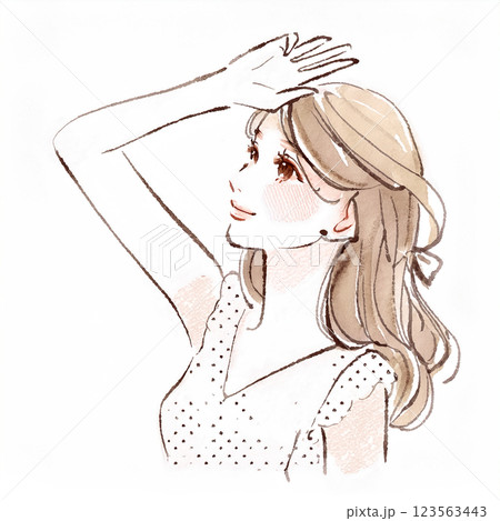 女性・女の子のイラスト素材 123563443