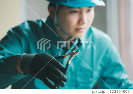 電気工事士　ニッパー 123564006