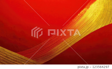 《AI画像》赤と金の背景素材 《AI画像》赤と金の背景素材 123564297