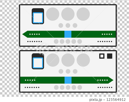 駅看板のシンプルなアイコン_京急東北線 123564912