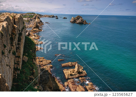 A breathtaking coastal A breathtaking coastal 123565627