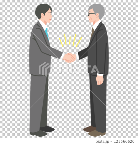 Men in suits shaking hands Men in suits shaking hands 123566620