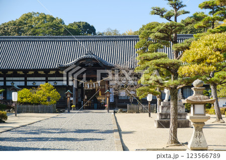 誉田八幡宮の境内 大阪府 誉田八幡宮の境内 大阪府 123566789