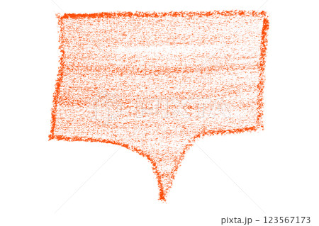 Separate red speech bubble on transparent background. 123567173