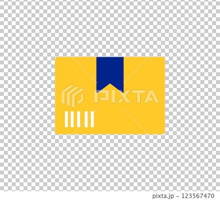 Simple luggage box illustration vector 123567470