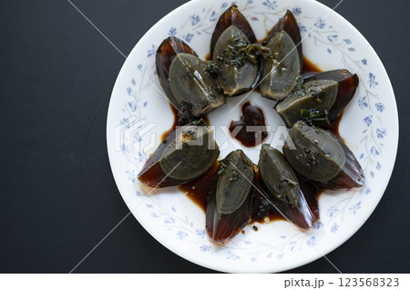 中華料理の前菜ピータン 123568323