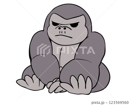 まるっこい ゴリラ 123569560