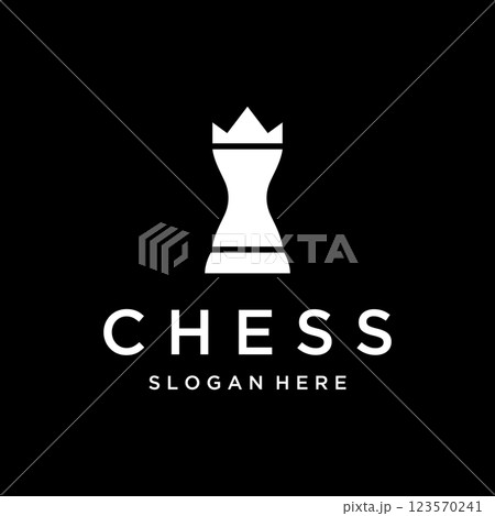 Chess strategy game Logo template with horse, king, pawn and rook. Logos for tournaments, chess teams and games. Chess strategy game Logo template with horse, king, pawn and rook. Logos for tournaments, chess teams and games. 123570241