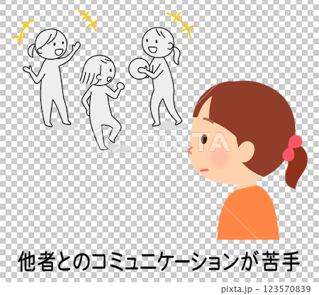患有發展障礙的女孩無法融入朋友圈 123570839