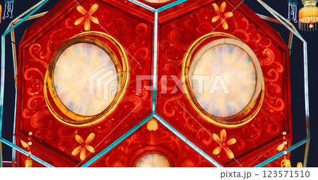 Beijing, China. Palace Lantern Reunion. On Chinese Lantern Festival, People Will Hang Red Lantern, Which Symbolizes Family Reunion. Zigong Lantern Festival In Beijing. Festival In Beijing Garden Expo 123571510