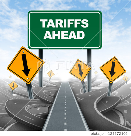 Tariffs Market Drop 123572103