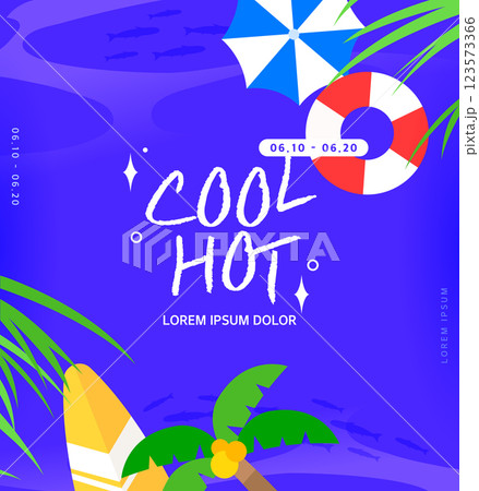 Summer Shopping Discount Event Template Summer Shopping Discount Event Template 123573366