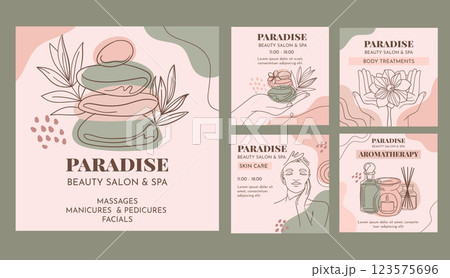 Hand drawn spa instagram post Hand drawn spa instagram post 123575696