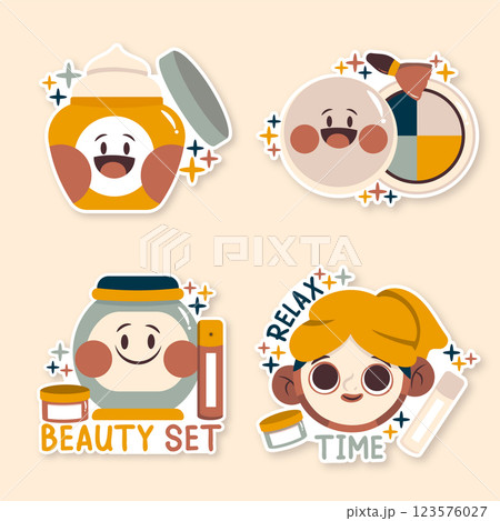 Cute sticker set collection Cute sticker set collection 123576027