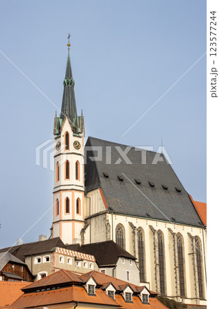 Saint Vitus church, Cesky Krumlov, Czechia 123577244