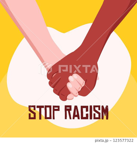 Stop racism concept 123577322