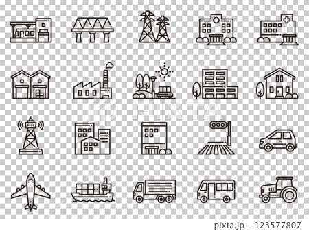 Smart city icons 04 123577807