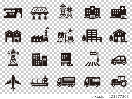 智慧城市圖示 05 智慧城市圖示 05 123577808