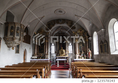 Church St. Jakob in Wallgau, Bavaria, Germany 123578143