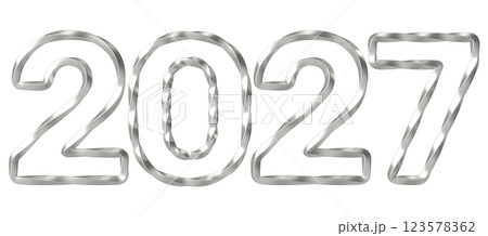 Letter chain on white background 123578362