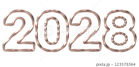 Letter chain on white background Letter chain on white background 123578364