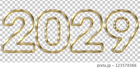 Letter chain on white background 123578366