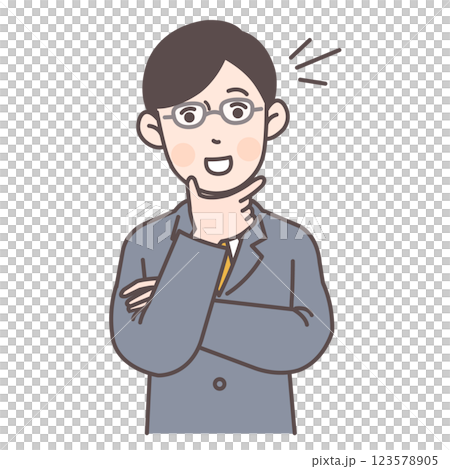 Businessman with an idea 1 123578905