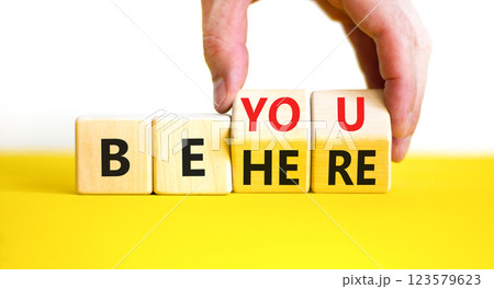 Belonging and belong symbol. Concept words Be here Belong on beautiful wooden block. Beautiful white background Businessman hand. Business motivational belonging and belong concept. Copy space. 123579623
