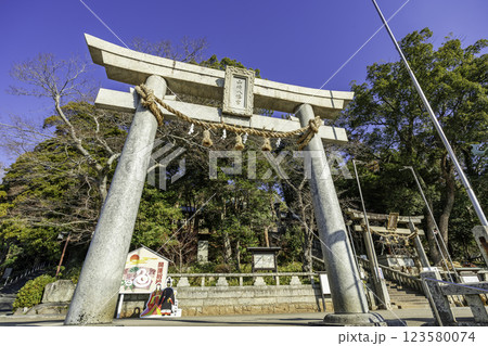 徳山　山﨑八幡宮　鳥居　山口県周南市 123580074