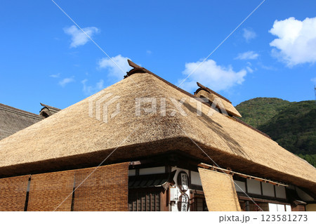 大内宿　宿場町　福島観光　大内宿町並み展示館　大内宿見晴台　江戸時代の宿場町　高倉神社 一之鳥居　 123581273