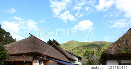 大内宿　宿場町　福島観光　大内宿町並み展示館　大内宿見晴台　江戸時代の宿場町　高倉神社 一之鳥居　 123581425