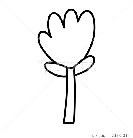 Cute flower 123581839