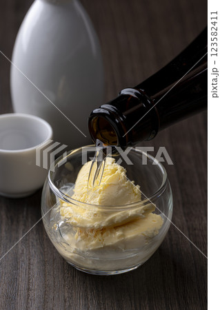 日本酒アイスクリーム 日本酒アイスクリーム 123582411