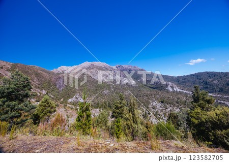 Queenstown Landscape in Tasmania Australia 123582705