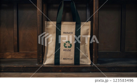 Eco-Friendly Tote Reduce Reuse Recycle in Style 123583496