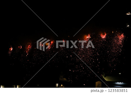 東大寺修二会お松明 123583851