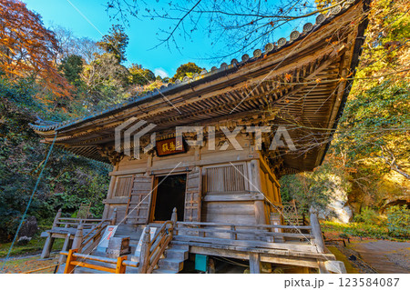 晩秋の円通院・三慧殿(宮城県宮城郡松島町) 123584087