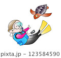 ダイビング072 123584590