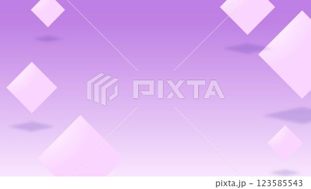 パープルのグラデーション背景とひし形のフレーム 123585543