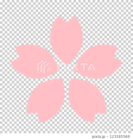 簡單的櫻花圖 123585569