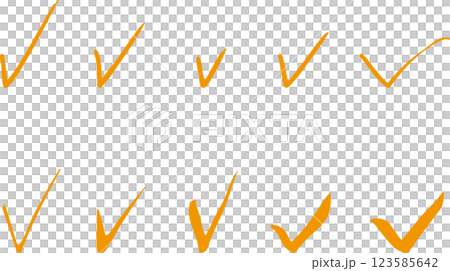 複選標記設定手繪 複選標記設定手繪 123585642