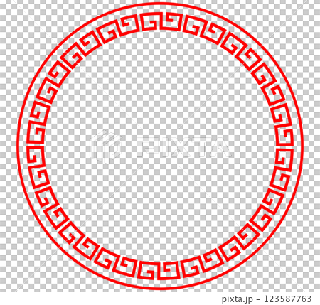 Thunder pattern Chinese mark 123587763