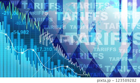 Tariffs And Stock Market Crash 123589282